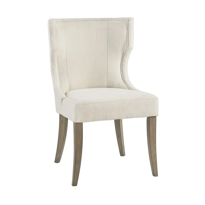Carson Upholstered Wingback Dining Chair - Cream