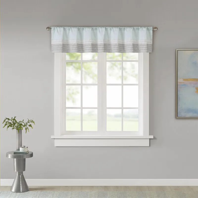 Madison Park Amherst Polyoni Pintuck Window Valance