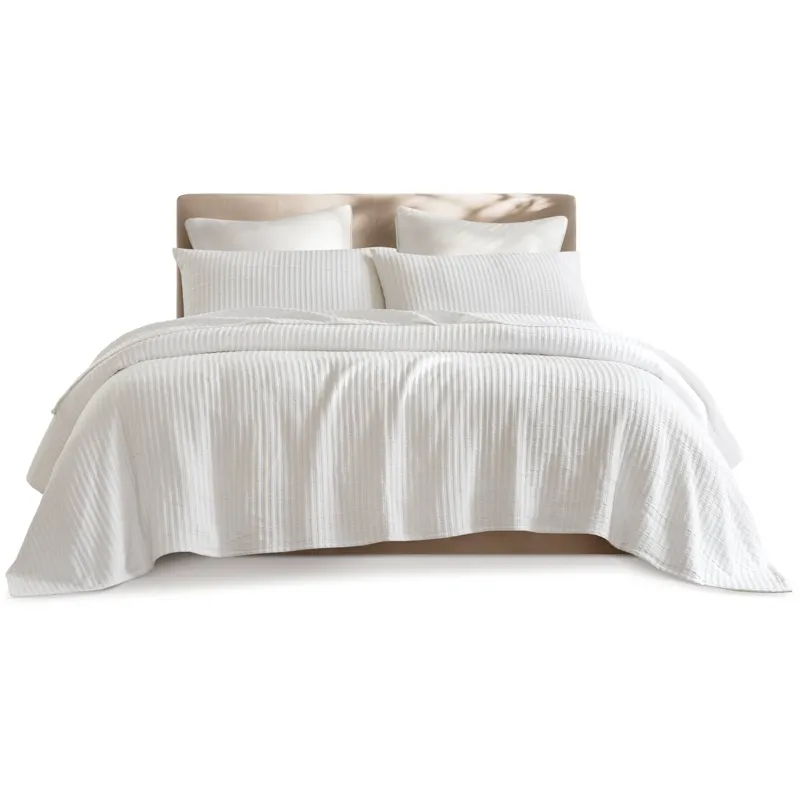 Harbor House Hayden  3-Piece Cotton Blend Textured Knit Quilt Set