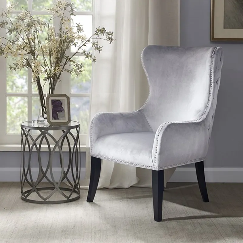 Hancock Button Tufted Back Accent Chair