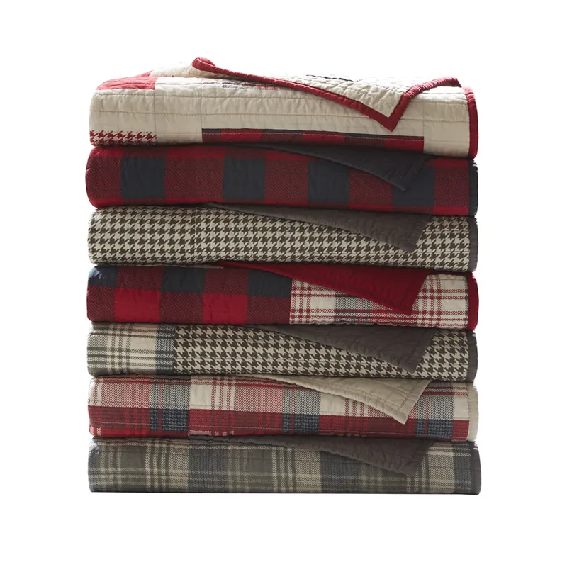 Woolrich Winter Plains Quilted Throw - Taupe