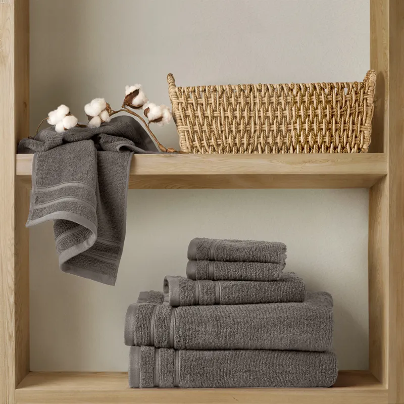 Comfort Spaces 400GSM Essential Bundle Quick Dry 100% Cotton Towel Set