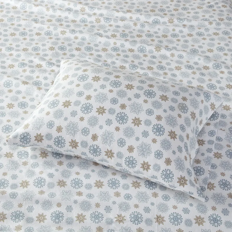 True North by Sleep Philosophy Cozy Cotton Flannel Printed Sheet Set