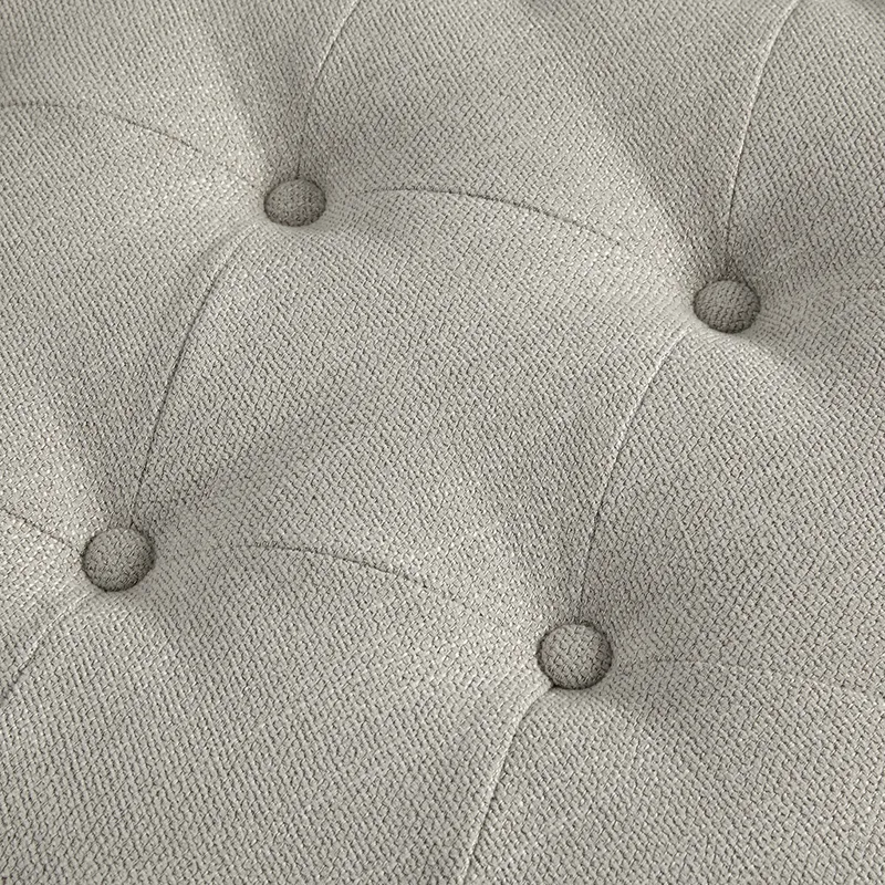 Clara Accent Ottoman - Linen