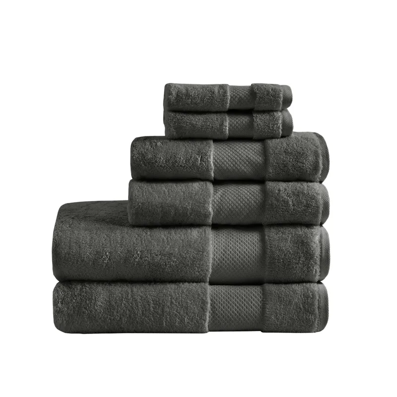 Madison Park Signature Turkish Cotton 6 Piece Bath Towel Set