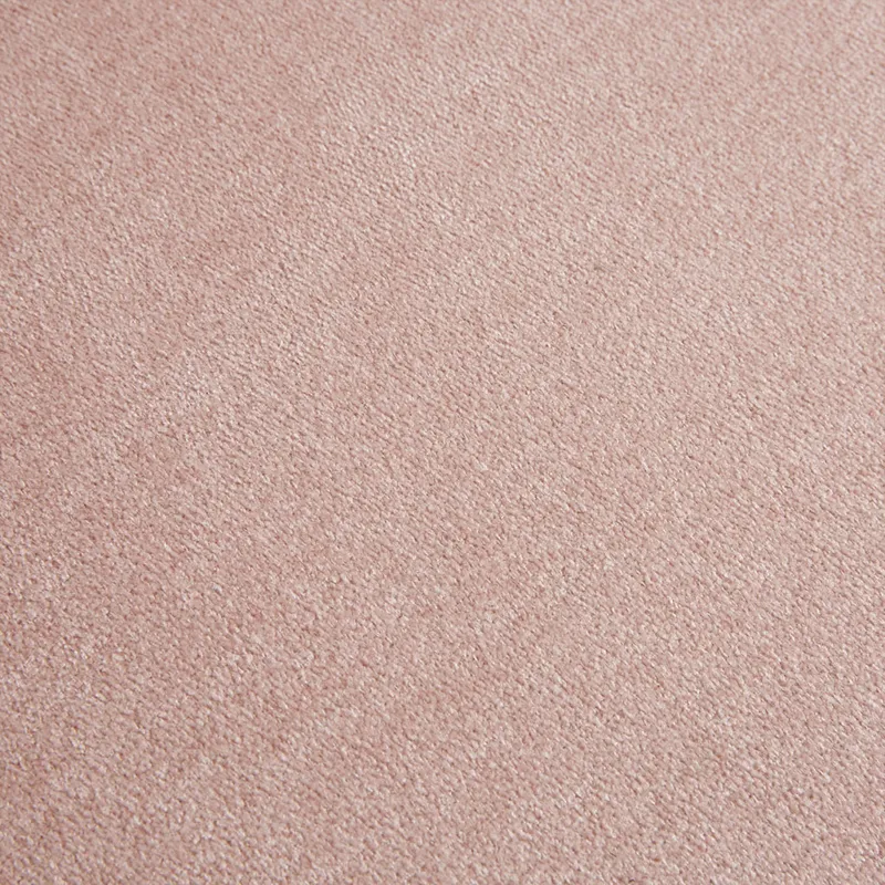 Pearce Swivel Upholstered Counter Stool with Solid Wood Legs & Metal Footrest - Pink