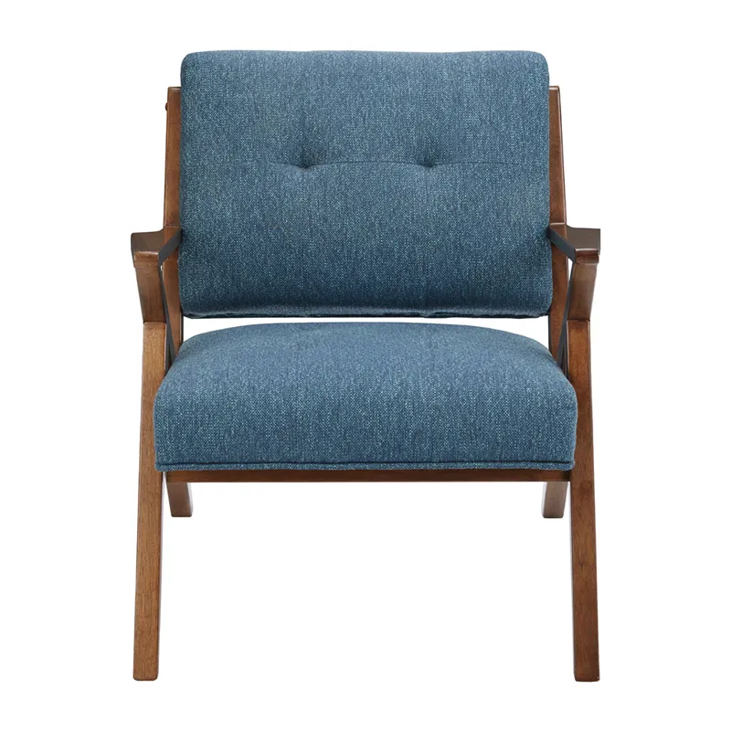 Rocket Lounge Chair - Blue/Pecan