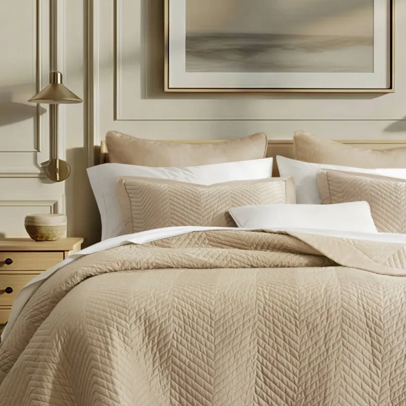 Harbor House Liam Hotel 3 Piece Cotton Quilt Set