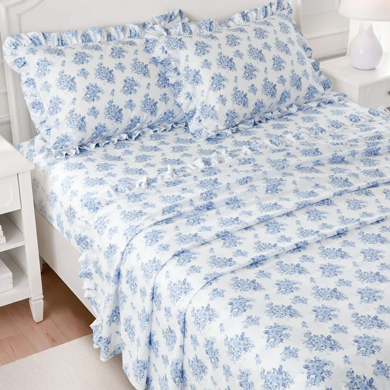 Intelligent Design Microfiber Ruffle Sheets