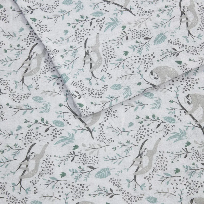 Intelligent Design Cozy Soft Cotton Flannel Printed Sheet Set