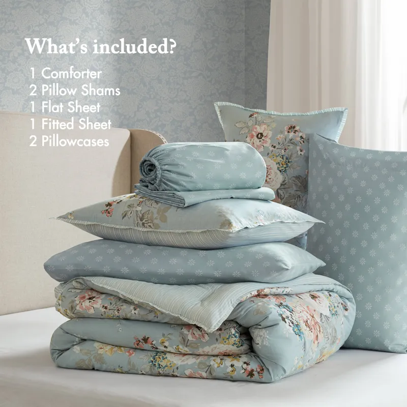 Madison Park Essentials Heather Cottagecore Collection Comforter