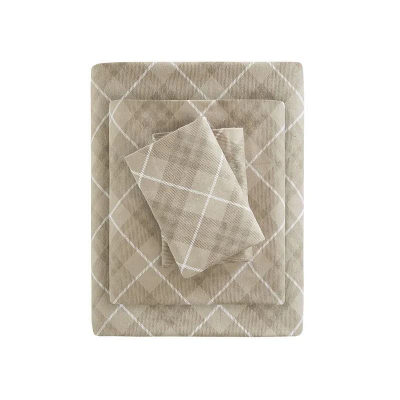 True North by Sleep Philosophy Cozy Cotton Flannel Printed Sheet Set