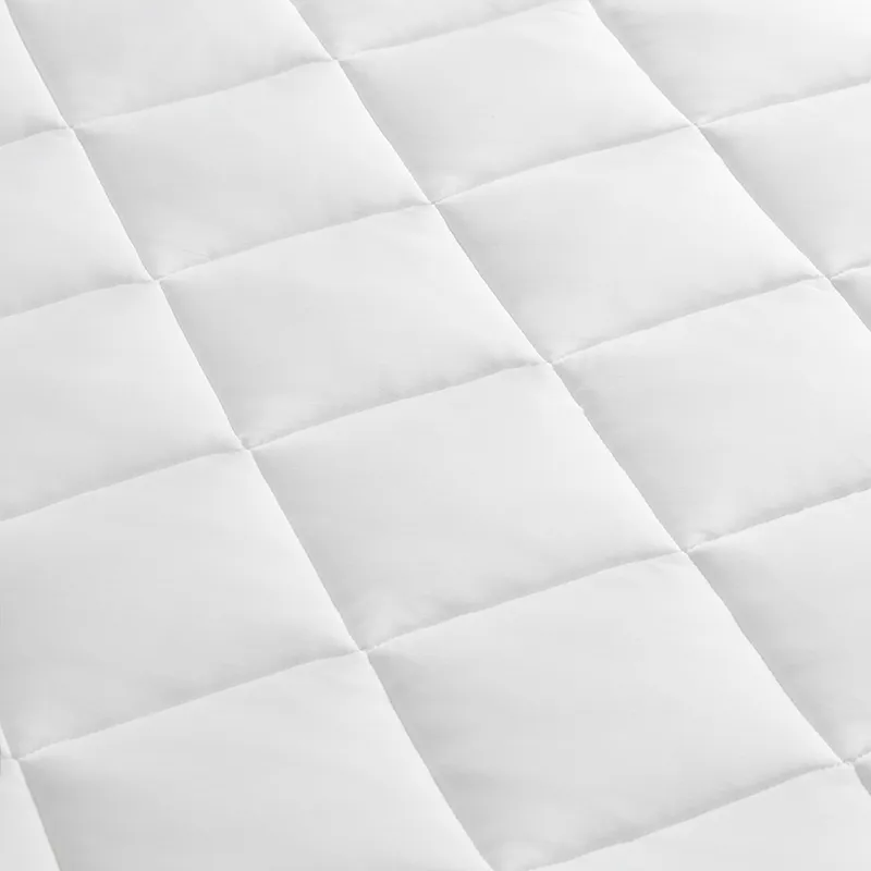 Cooling Touch King Overfilled Deep Pocket Mattress Pad - White