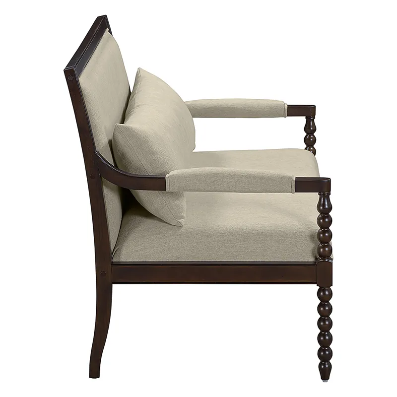 Philippe Loveseat - Morocco Brown/Taupe