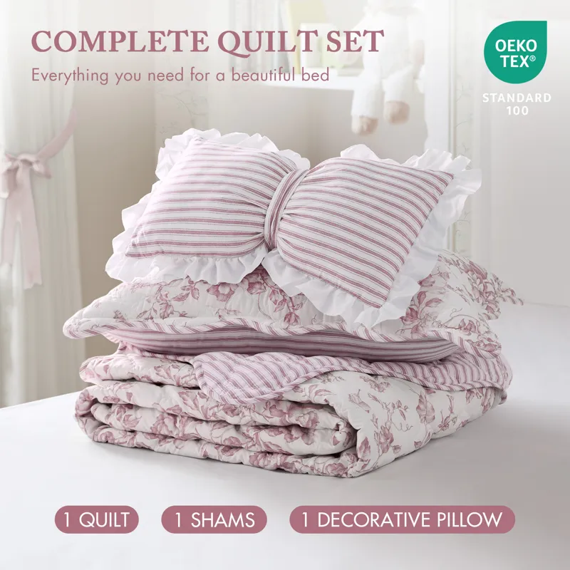 Madison Park Essentials Adele Quilt Set