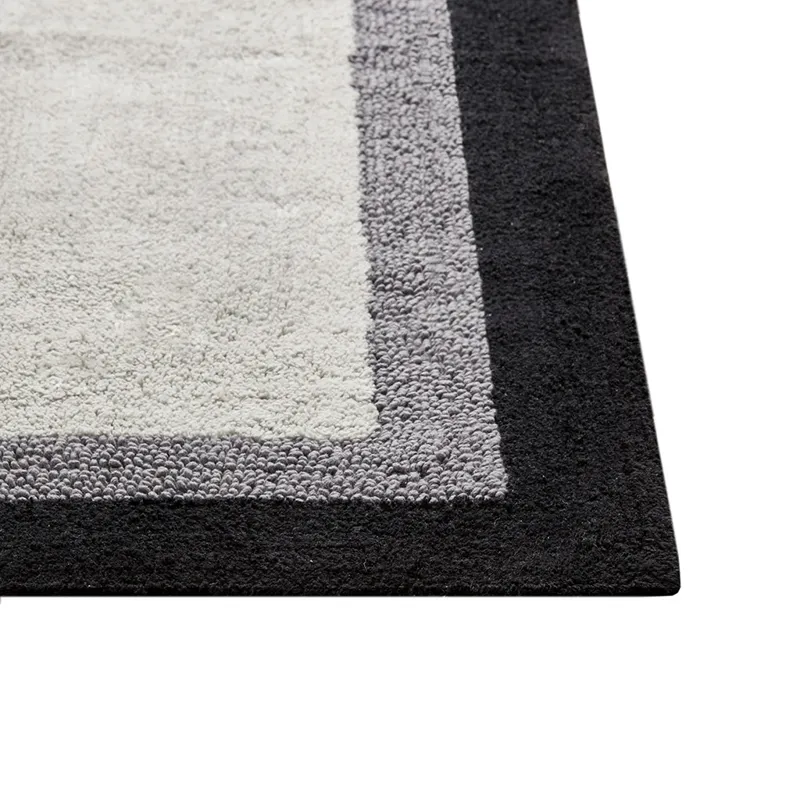 Amherst Cotton Tufted Bath Rug - Black