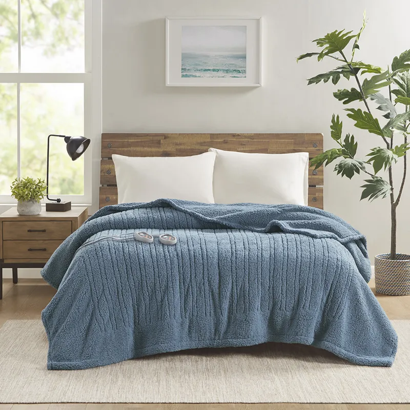 True North by Sleep Philosophy Sherpa Heated Blanket