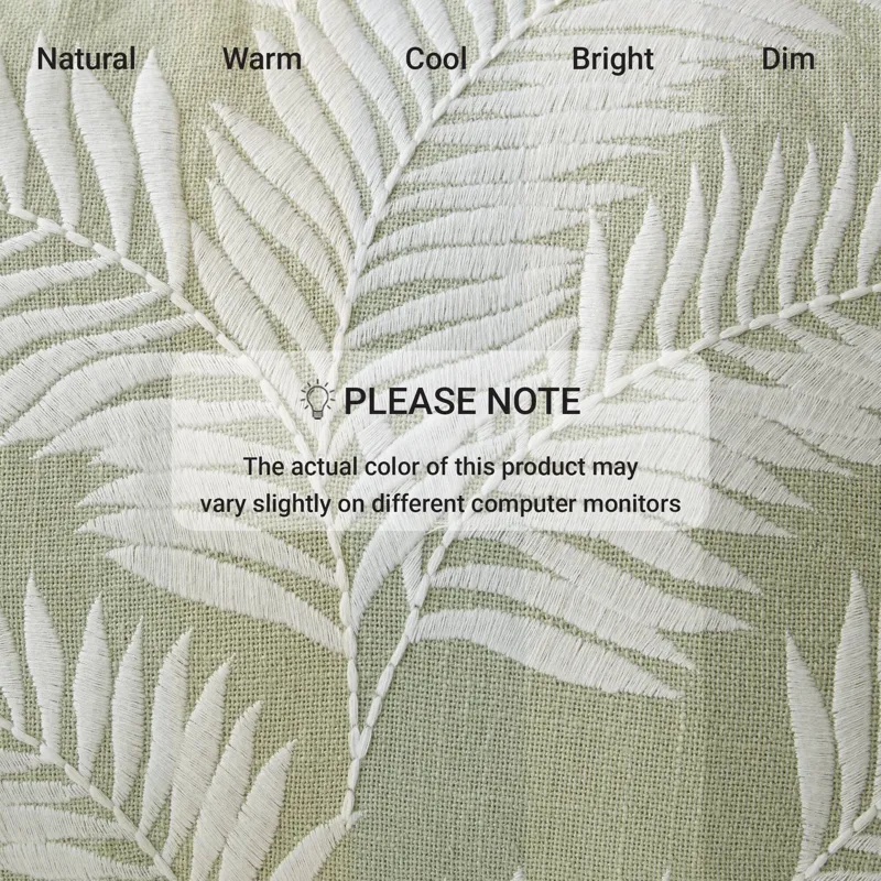Harbor House Ella Botanical 1 Piece Cotton Pillow Cover