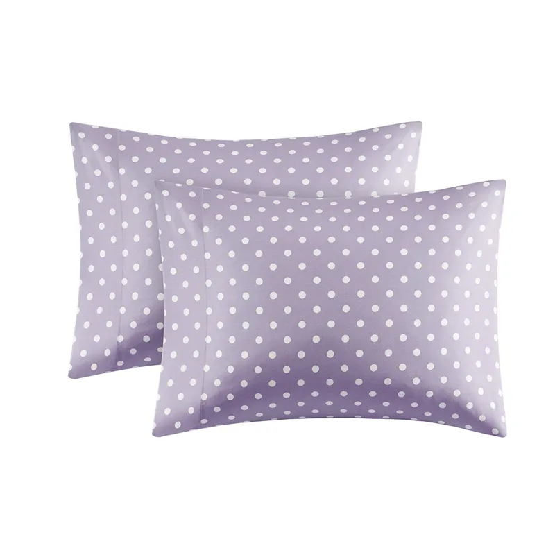 Mi Zone Polka Dot Printed 100% Cotton Sheet Set