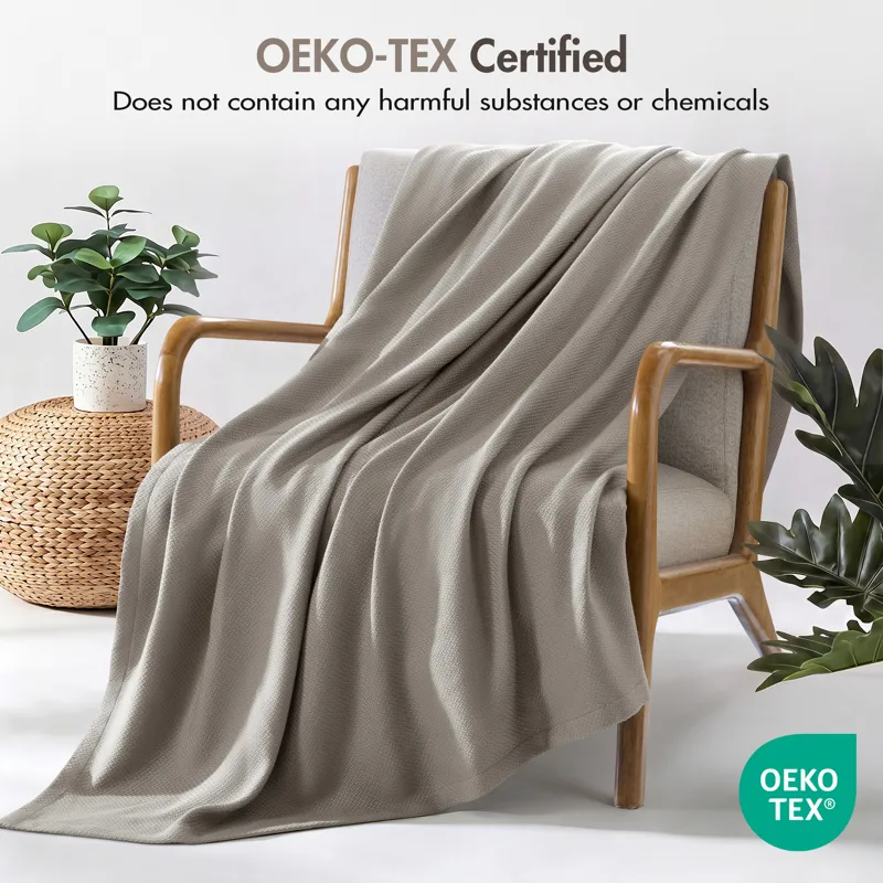 Madison Park 100% Certified Egyptian Cotton Blanket