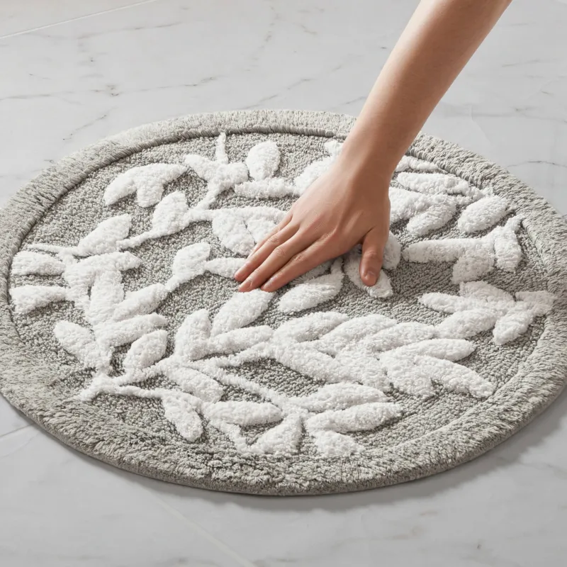 Madison Park Serene Cotton Tufted Bath Rug