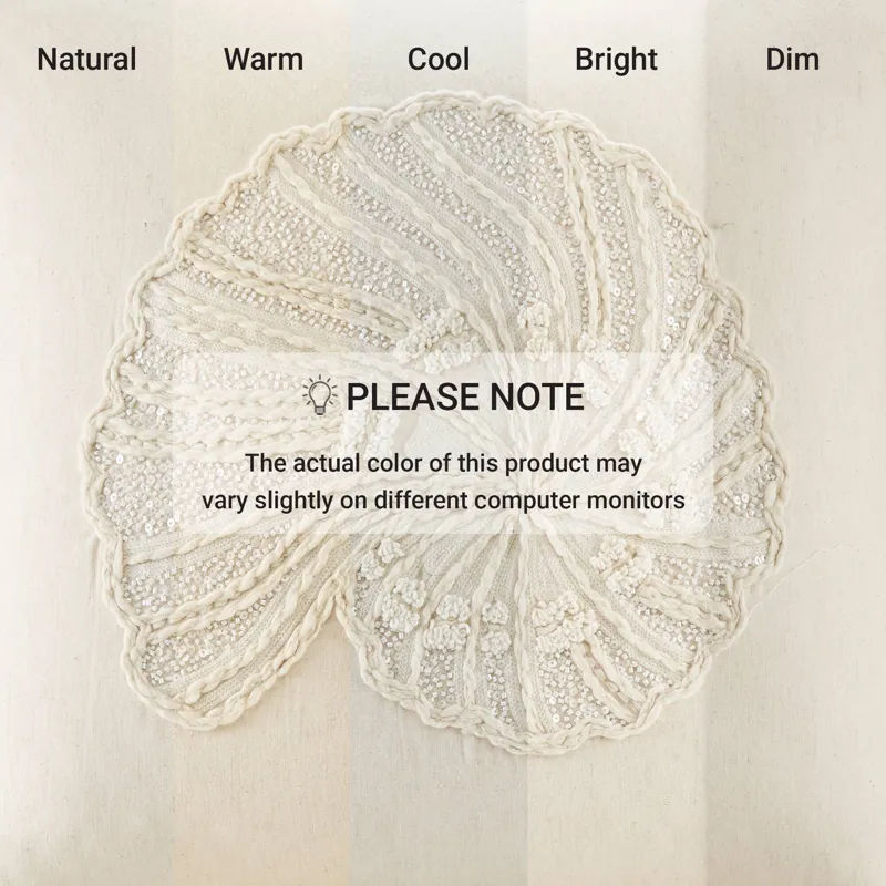 Harbor House Luna Spiral Shell 1 Piece Cotton Pillow Cover - Linen