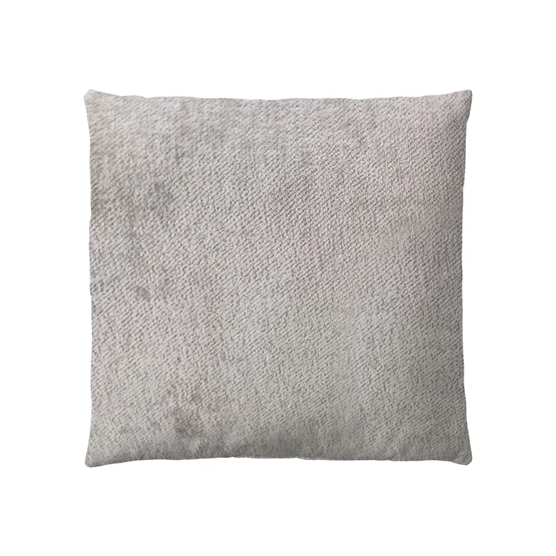 Ava Solid Square Pillow - Light Grey