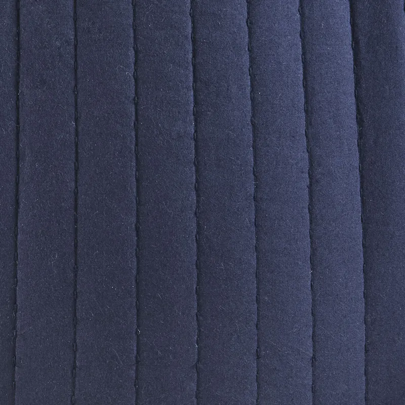 Camila Cotton Quilted Euro Sham - Navy