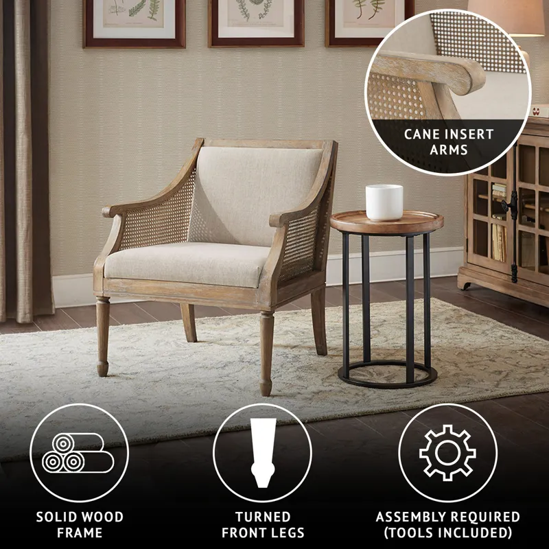 Isla Accent Armchair - Natural