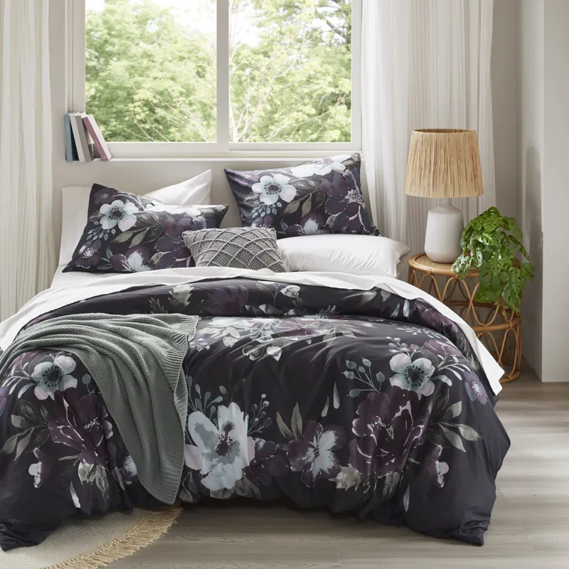 Madison Park Jolene 3 Piece Cotton Duvet Cover Set