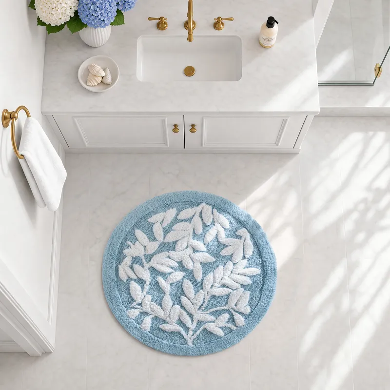 Madison Park Serene Cotton Tufted Bath Rug