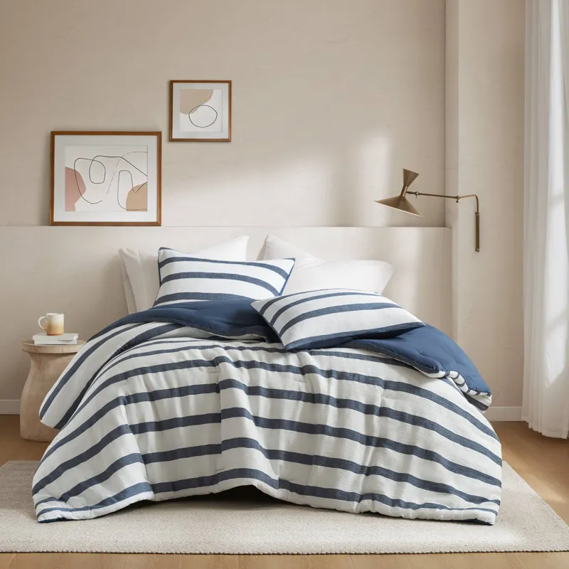 Super Listing Merritt Yarn-dyed Striped Comforter