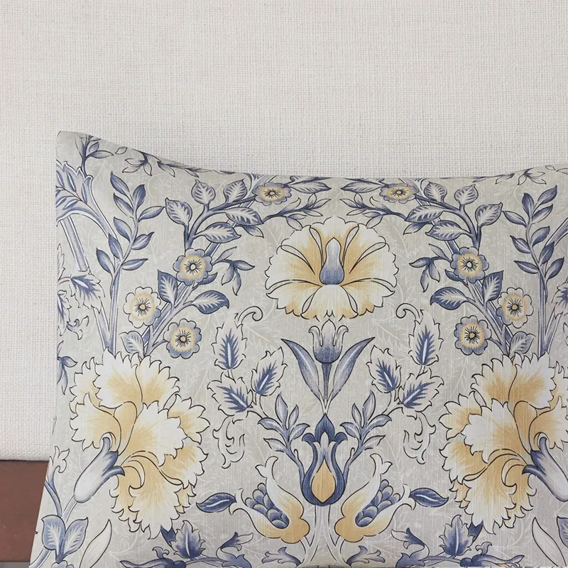 Harbor House Blue Livia 6 Piece Cotton Comforter Set
