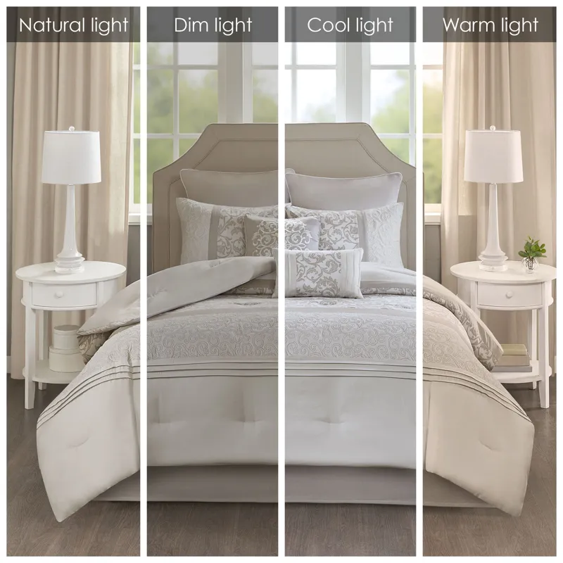 510 Design Ramsey Embroidered 8 Piece Comforter Set