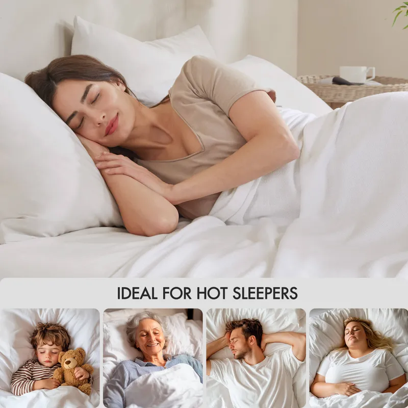 Bamboo Cotton Full/Queen Rayon from Bamboo Cotton Blanket - White