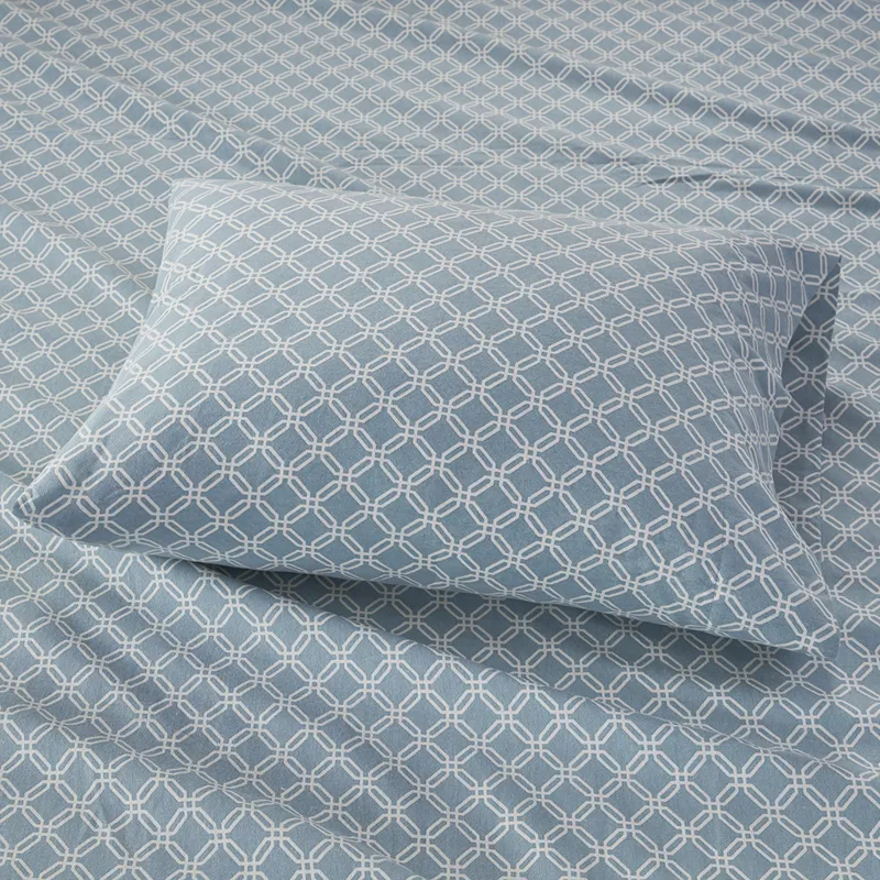 True North by Sleep Philosophy Cozy Cotton Flannel Printed Sheet Set