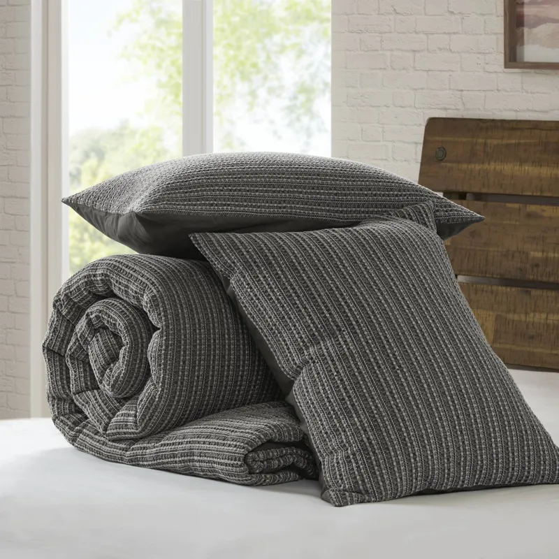 Woolrich Lyon Waffle Washed Comforter Set