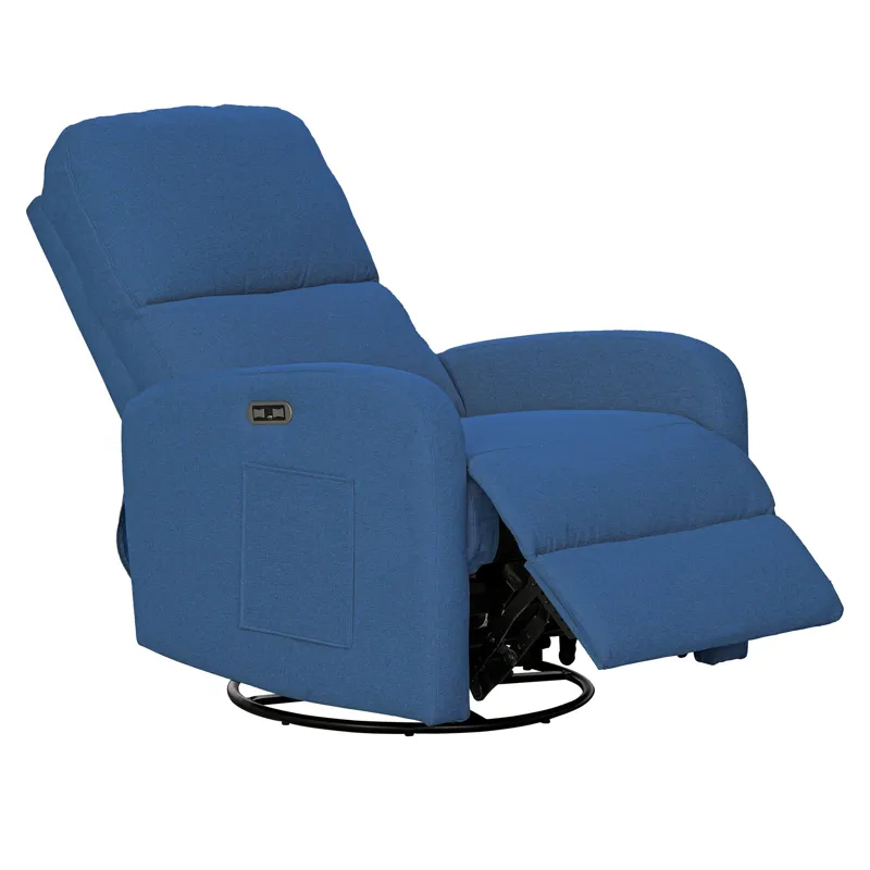 INK+IVY Dakota Power Recliner 3-in-1 with Swivel, Glider, Charging Station