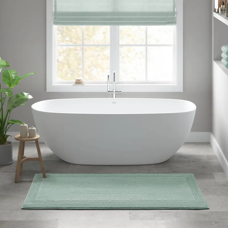 Madison Park Signature Splendor 100% Cotton Tufted 3000 GSM Reversible Bath Rug