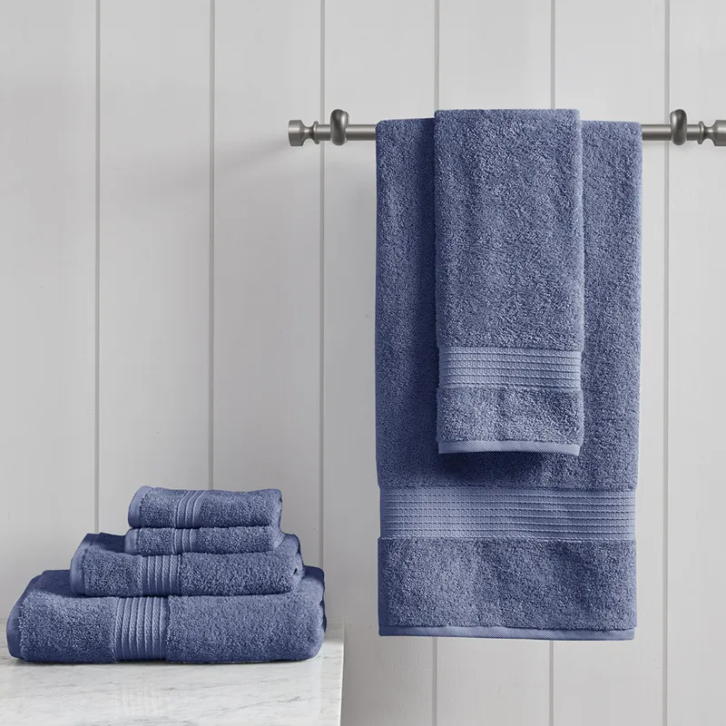 Madison Park Organic 6 Piece Organic Cotton Towel Set