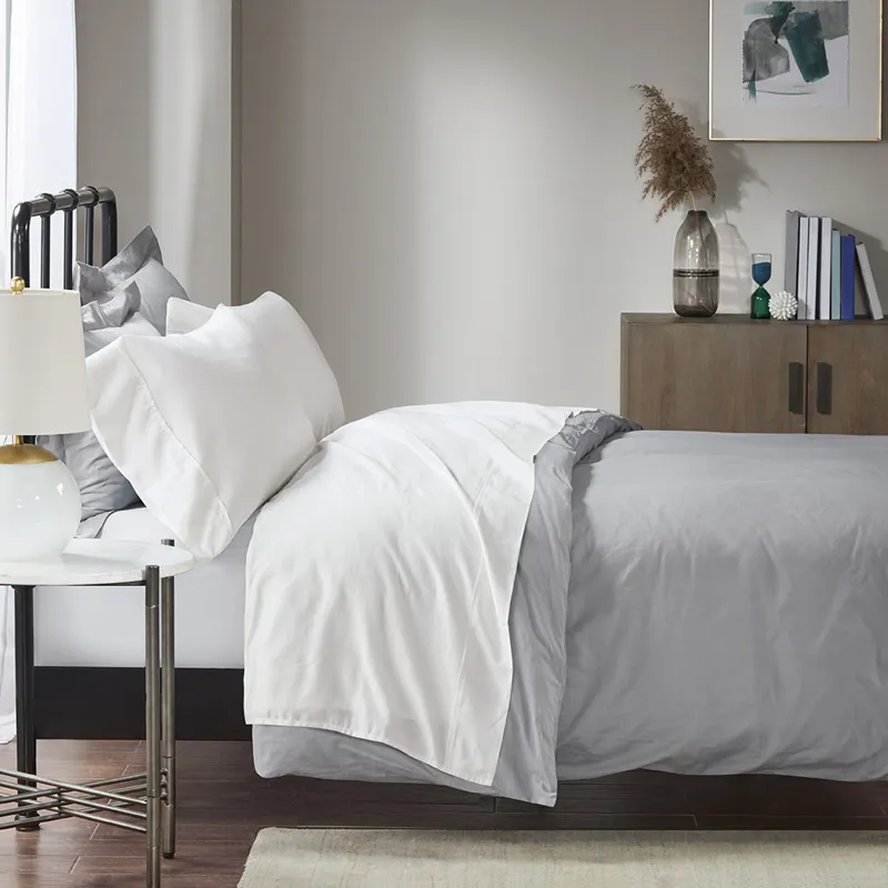Madison Park 1500 Thread Count Cotton Blend 4 PC Sheet Set