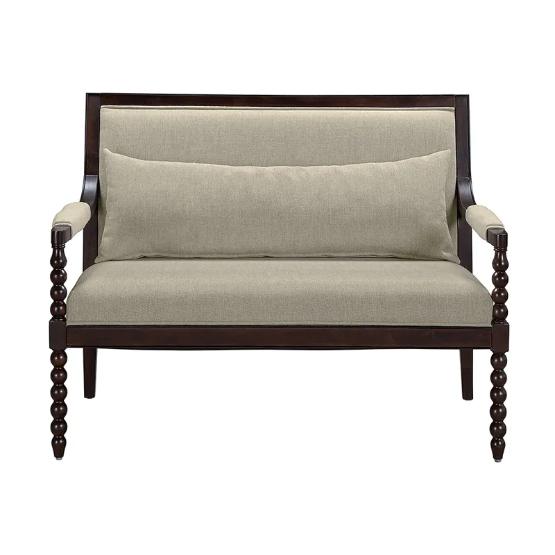 Philippe Loveseat - Morocco Brown/Taupe