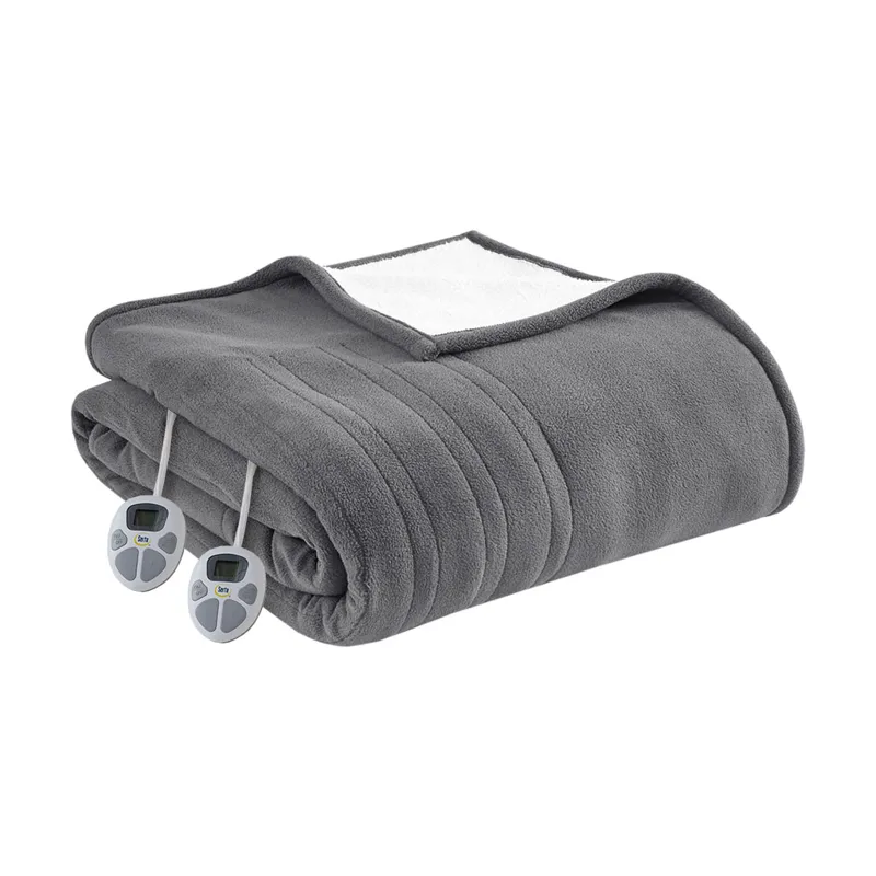 Serta Fleece to Sherpa Heated Blanket