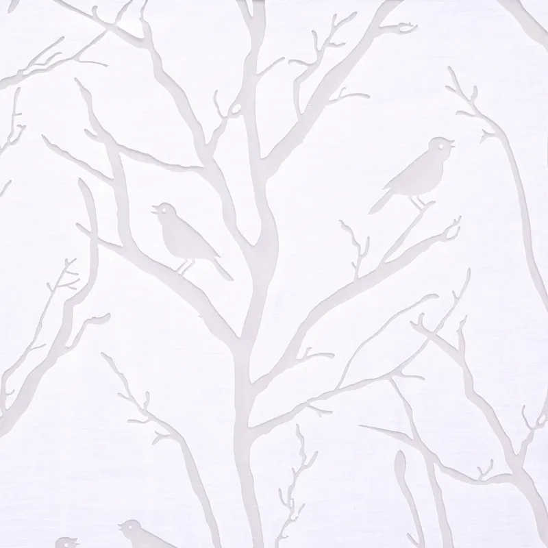 Madison Park Averil Grommet Top Sheer Bird on Branches Burnout Window Curtain