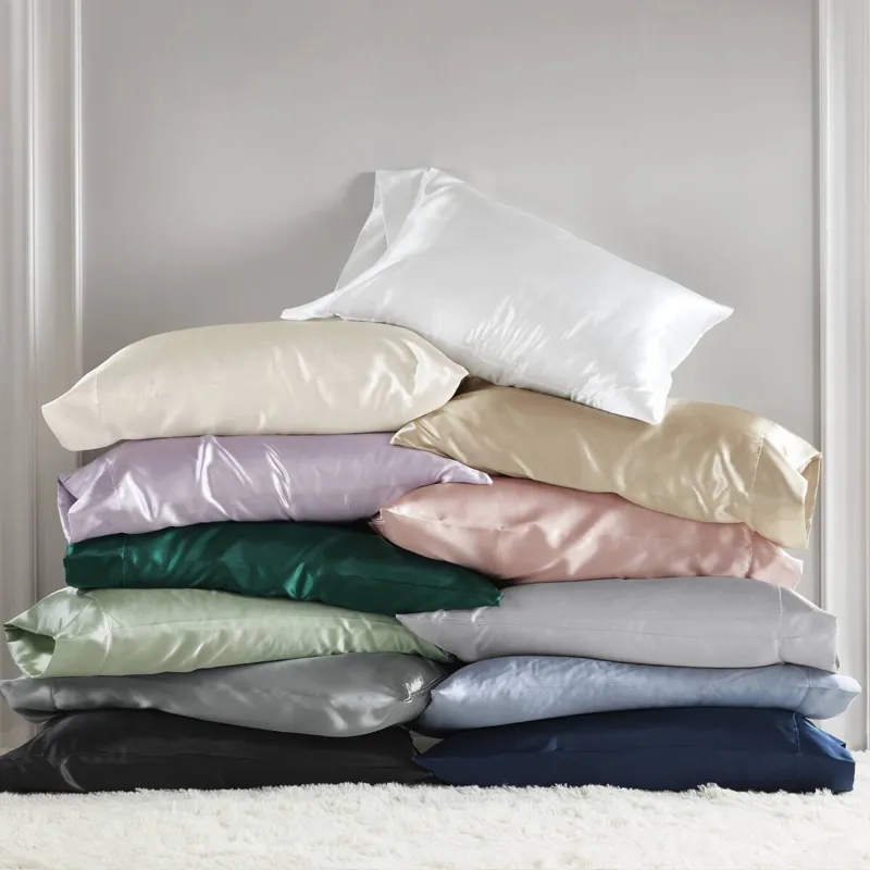 Madison Park Essentials Satin Luxury 2 PC Pillowcases