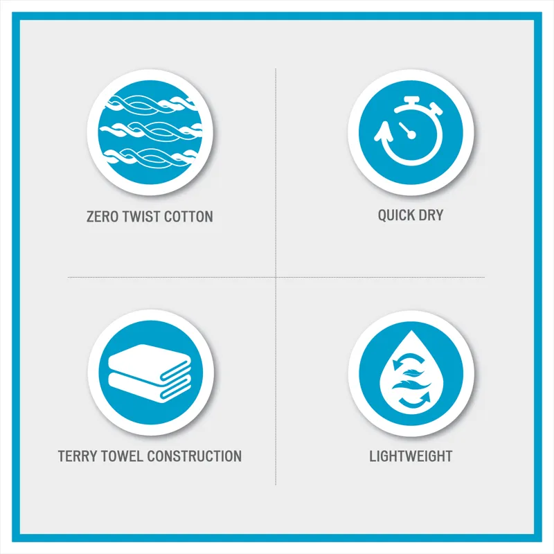 Big Bundle 100% Cotton Quick Dry 12 Piece Bath Towel Set - White