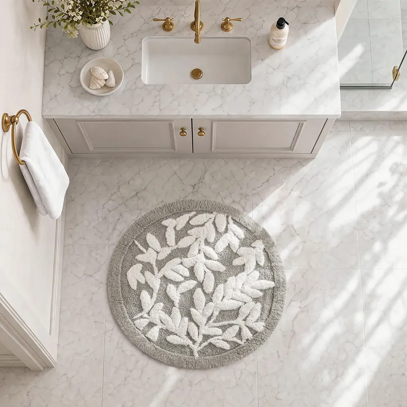 Madison Park Serene Cotton Tufted Bath Rug