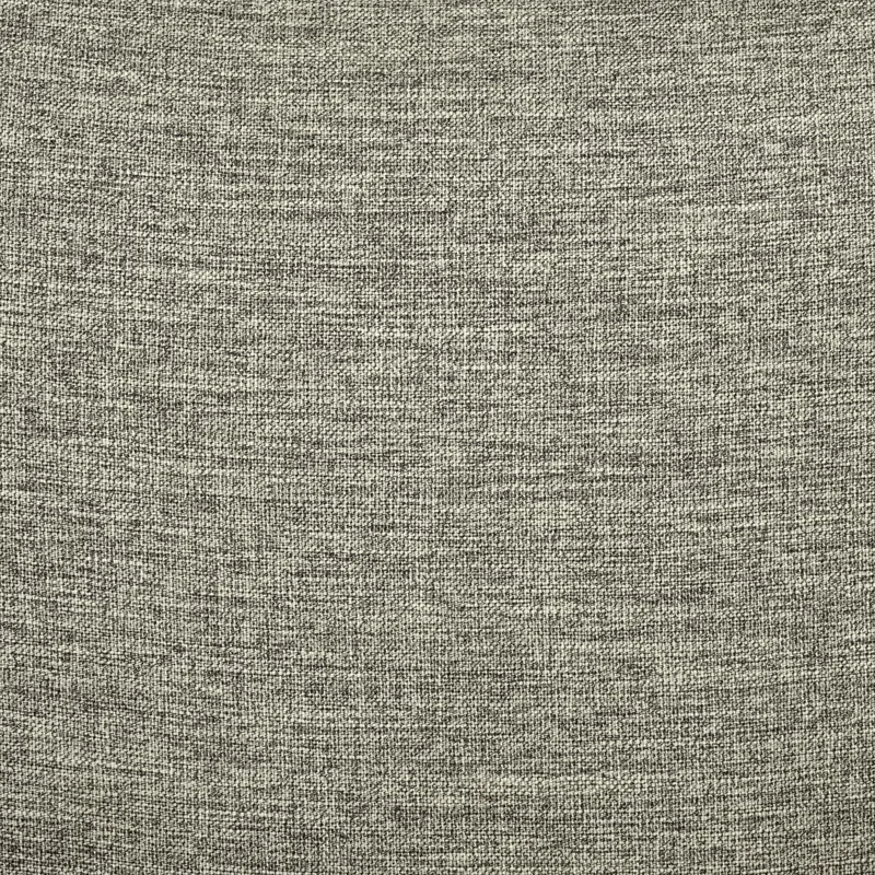 London Upholstered Skirted Dining Arm Chair with Hidden Casters - Grey