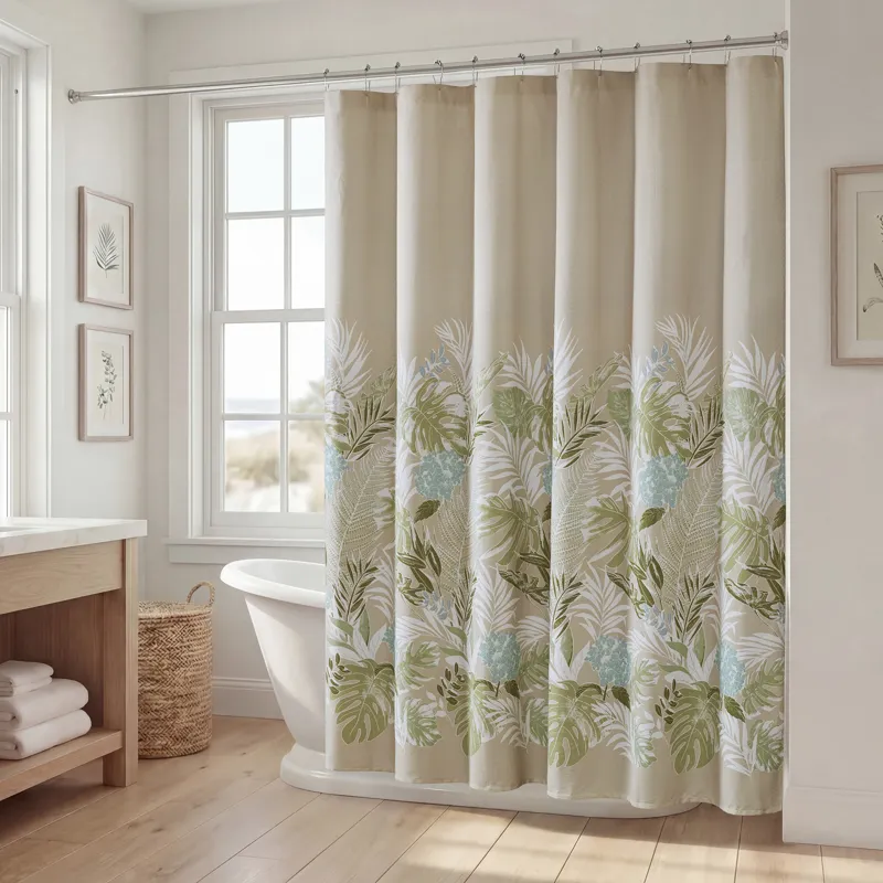 Harbor House Blue Kiawah Island Shower Curtain