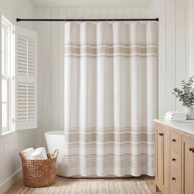 Harbor House Blue Morgan Shower Curtain